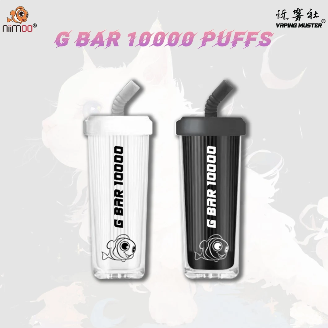 Niimoo 2022 Hotsale G Bar 10000puffs Plus OEM ODM Available Disposable Vape Pen Mesh Coil Ecigs