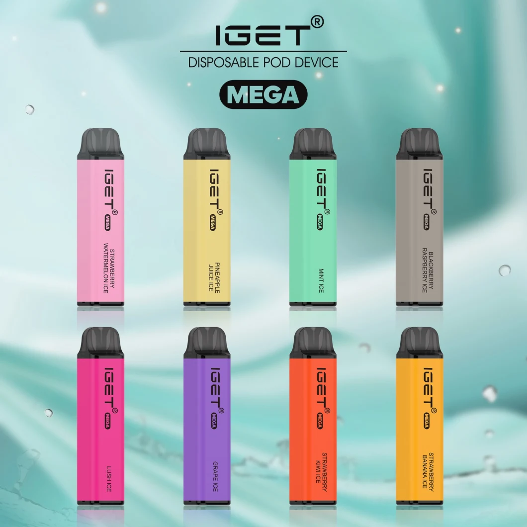 Wholesale Iget Mega 3000puffs Disposable Pod Iget Shion XXL King Vape Manufacturer