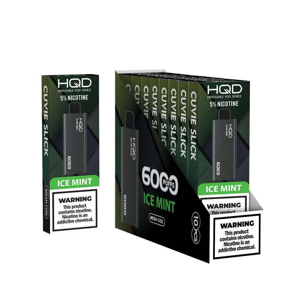 Hqd H102 Cuvie Slick 6000puffs Disposable Vape