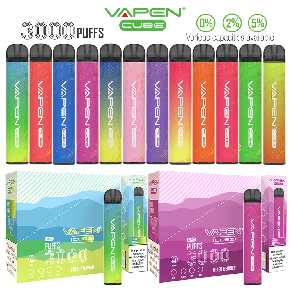 Fast Shipping Original Vapen Brand Cube Design 3000puffs Disposable Pod Pen Vape