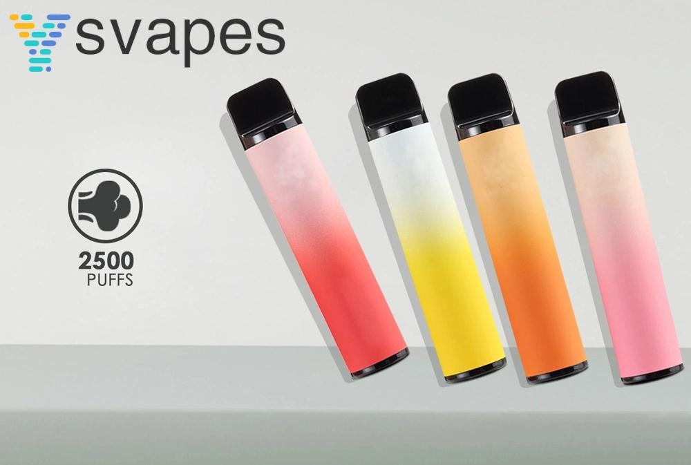 Factory Price Rechargeable 1250mAh 6ml E-Liquid 2500puffs Disposable Vape