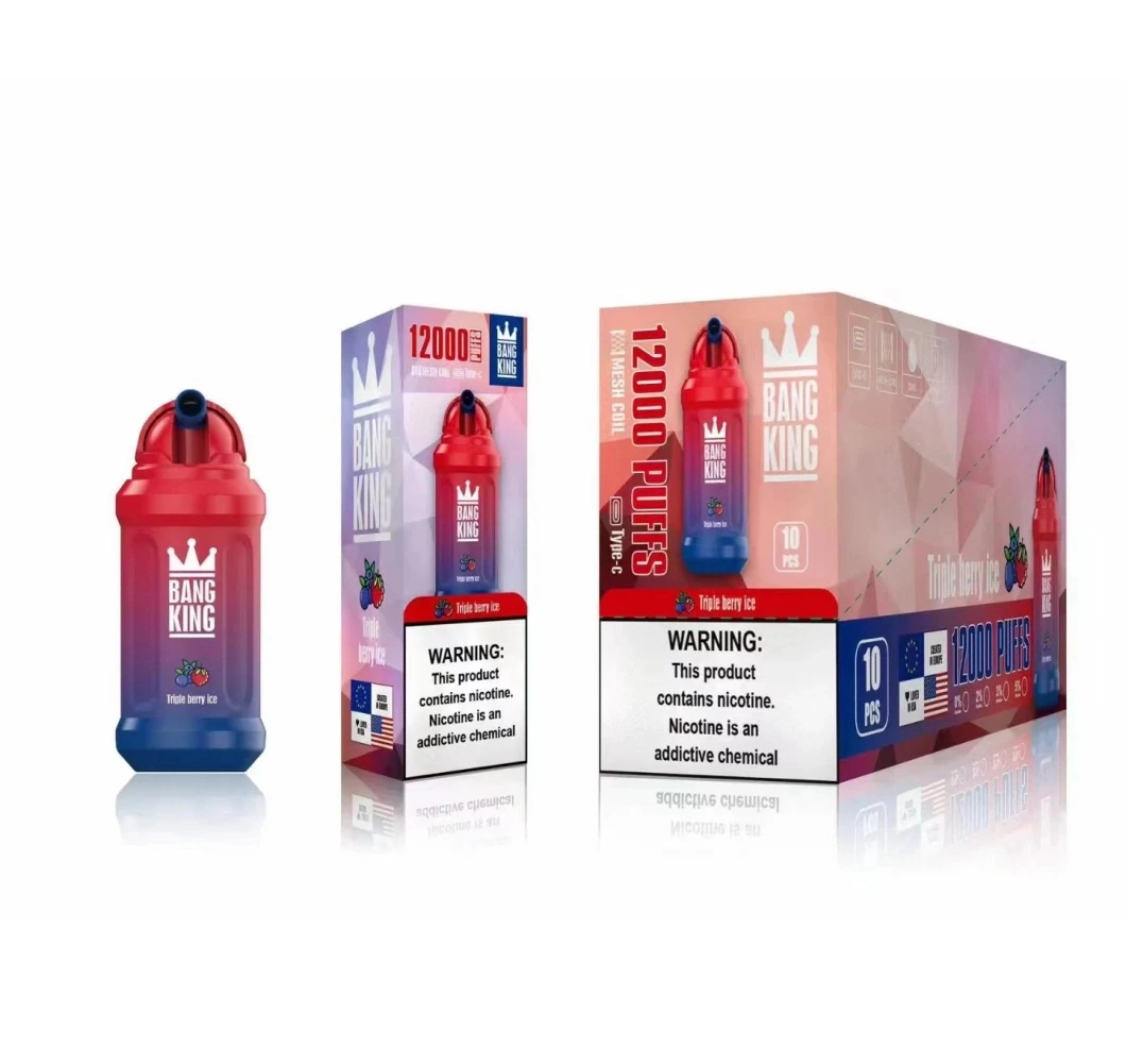 Puff Distributor Bang King XXL 12000puffs Electronic Cigarette 0% 2% 3% 5% Nicotine Disposable Vape 12K Puffbar Vapes