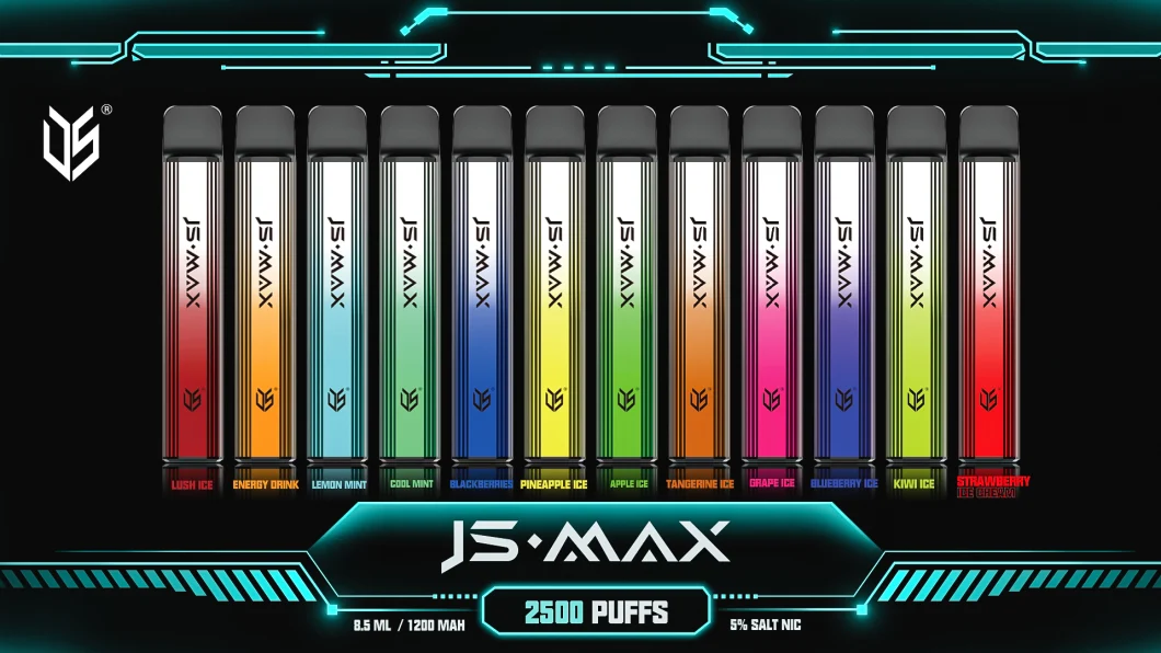 Js Vape 2500puffs Disposable Vape Pen Js Max with 12 Flavors